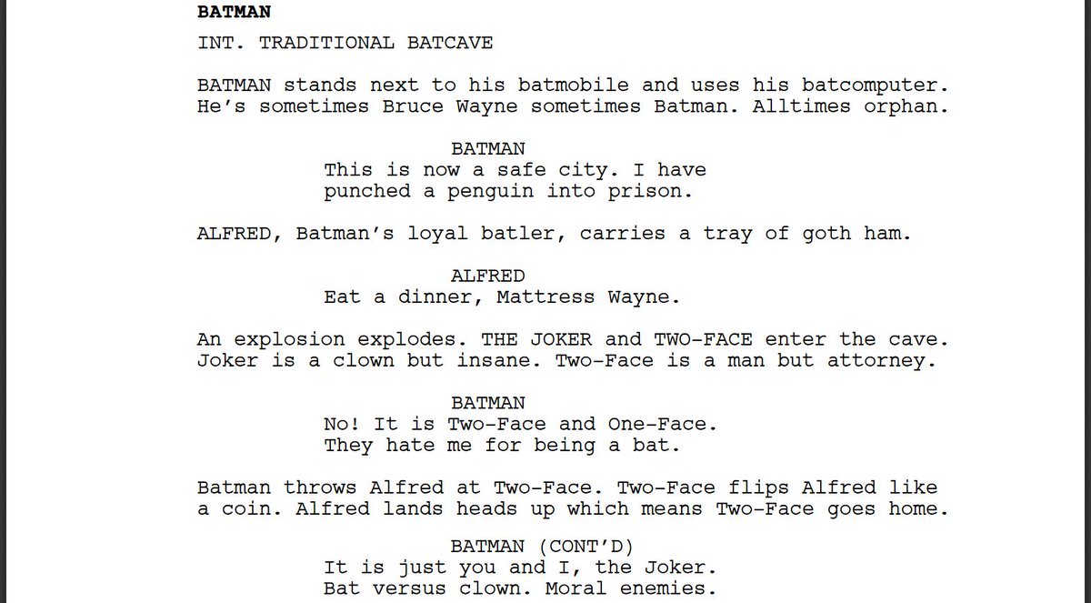 Batman Movie Script Written By Ai After Watching 1000 Hours Footage